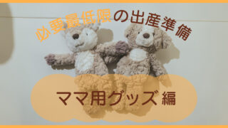 必要最低限の出産準備｜ママ用グッズ編